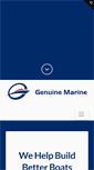 Mobile Screenshot of genuinemarine.us